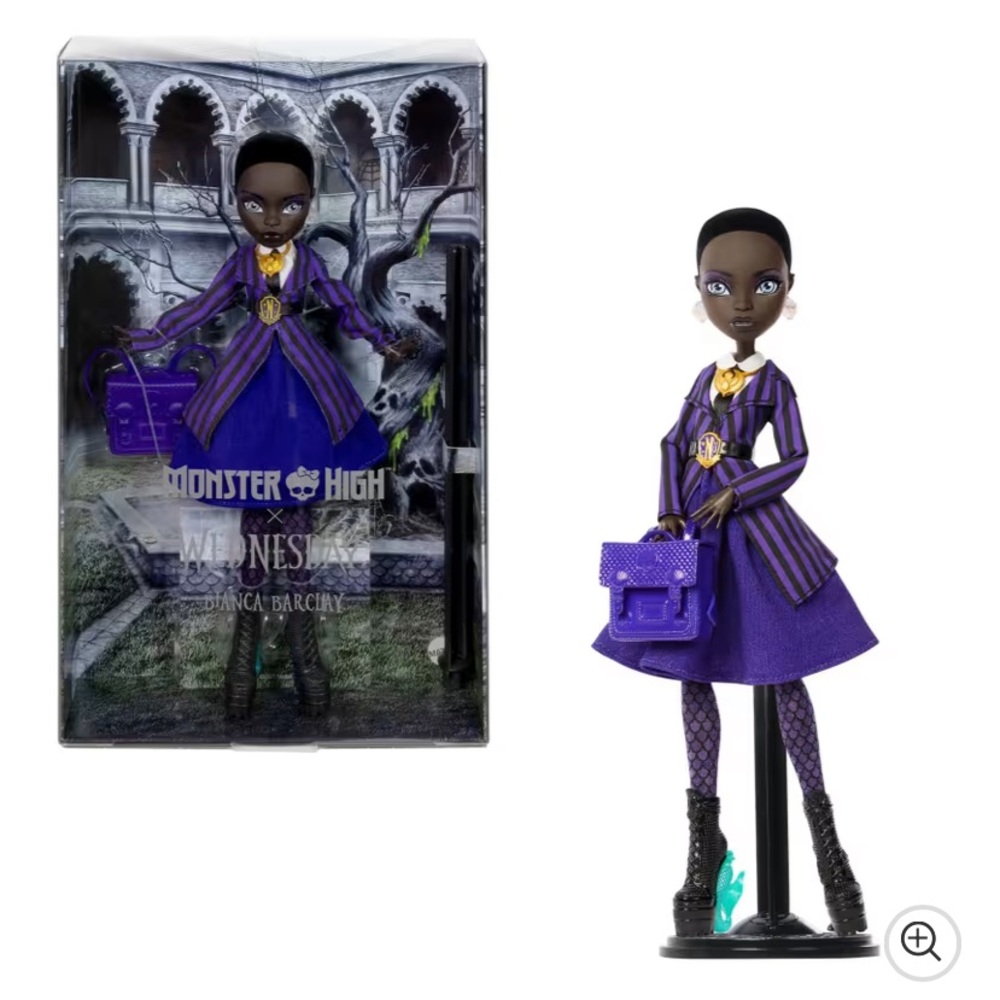 Monster High × Wednesday Doll and Accessories, Bianca Barclay Collectible doll - Picture 6 of 6